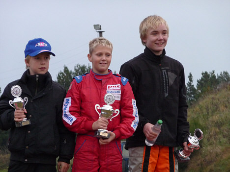 Vinderne af Klubmesterskabet i Grindsted 2009:<BR>Nicklas Nielsen nr. 1 nr. nr. 2 til højre Markus Boisen, nr. 3 Nicklas Ingemann.